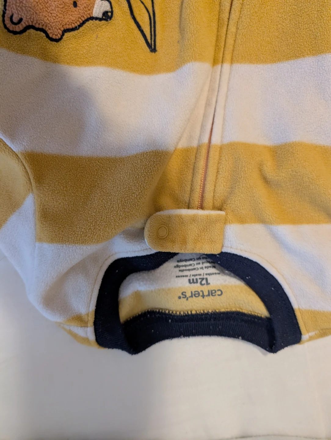Lot of 7 Carter's Fleece Sleepers 6- 12M - photo 4