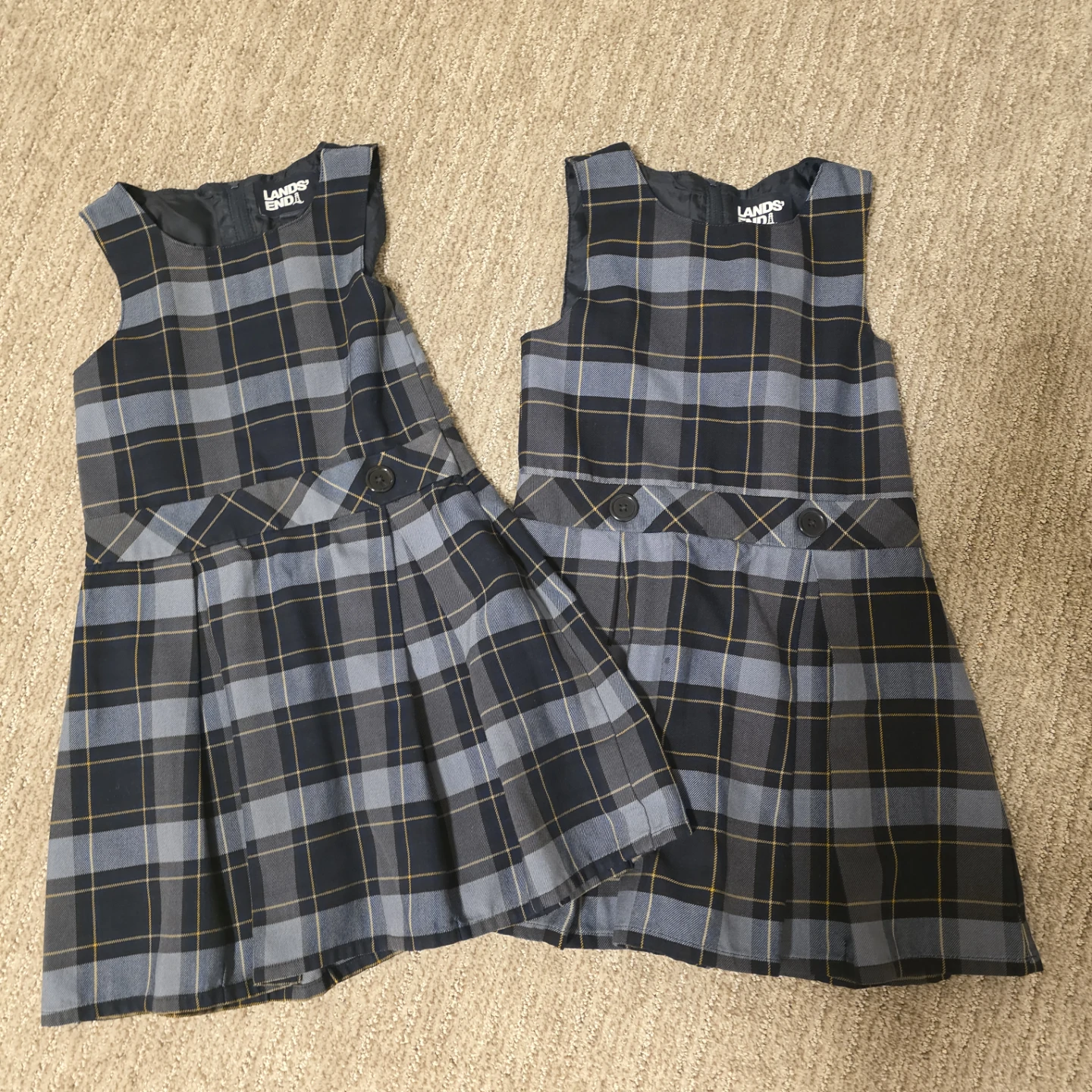 Lands' End Plaid Jumper Dresses  (Calgary Classical Academy)