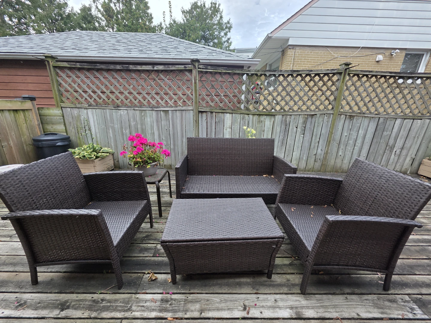 Wicker Patio Furniture Set