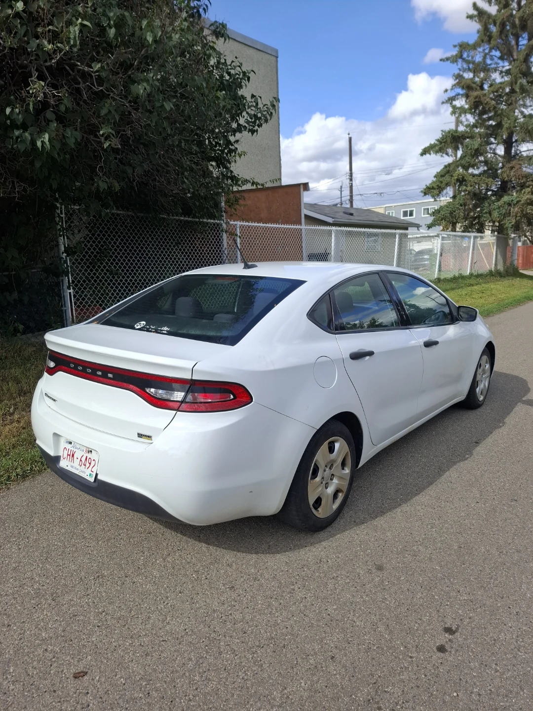 White Dodge Dart Sedan - photo 4