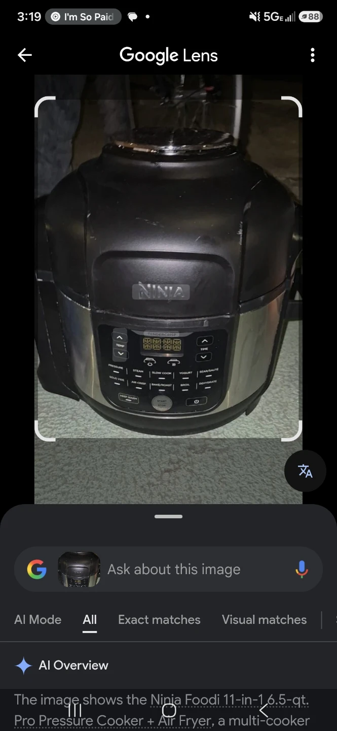 Ninja Foodi Pressure Cooker Air Fryer