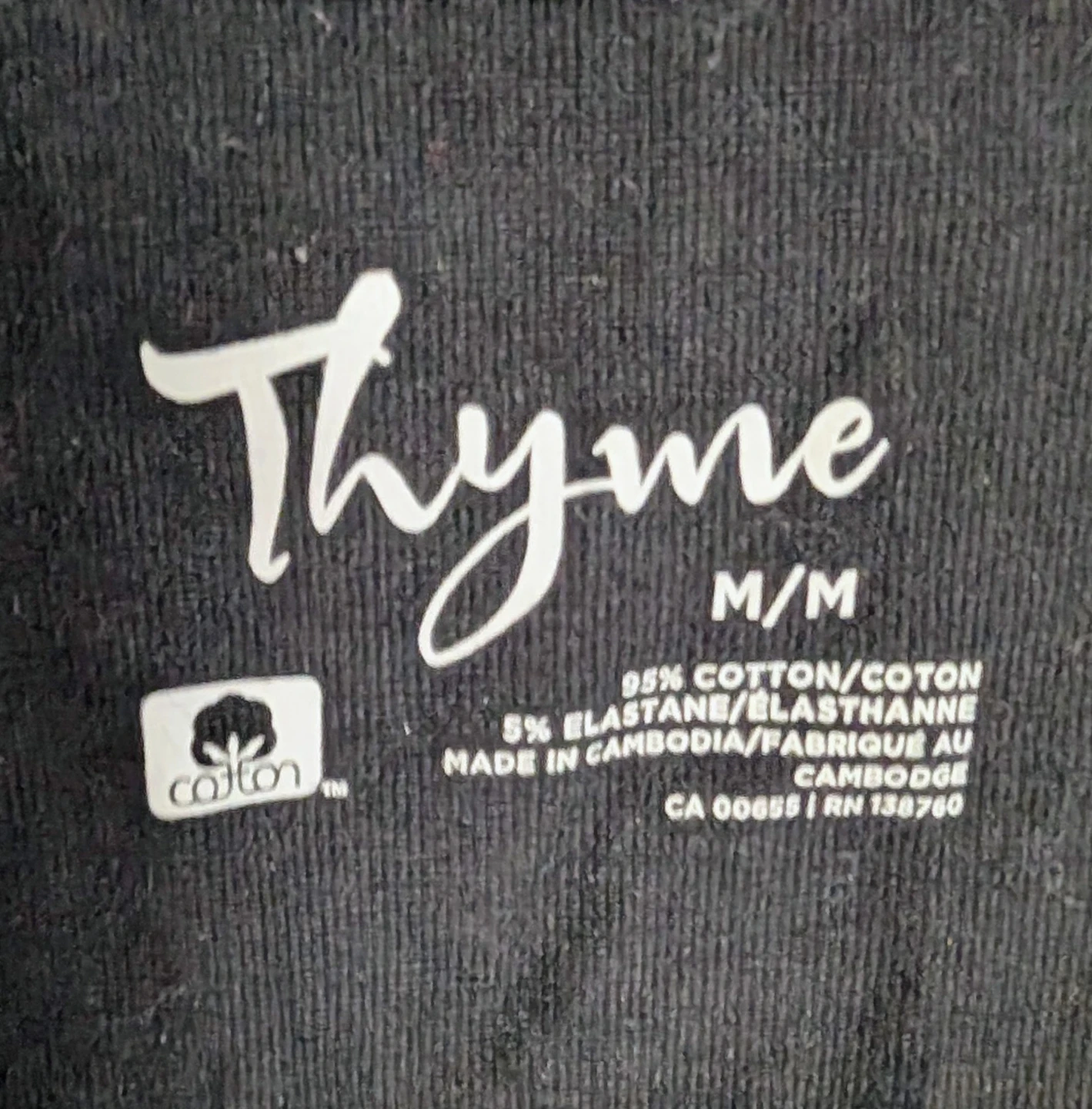 Thyme Maternity Long-Sleeve Shirt Black - Women's Medium - photo 3