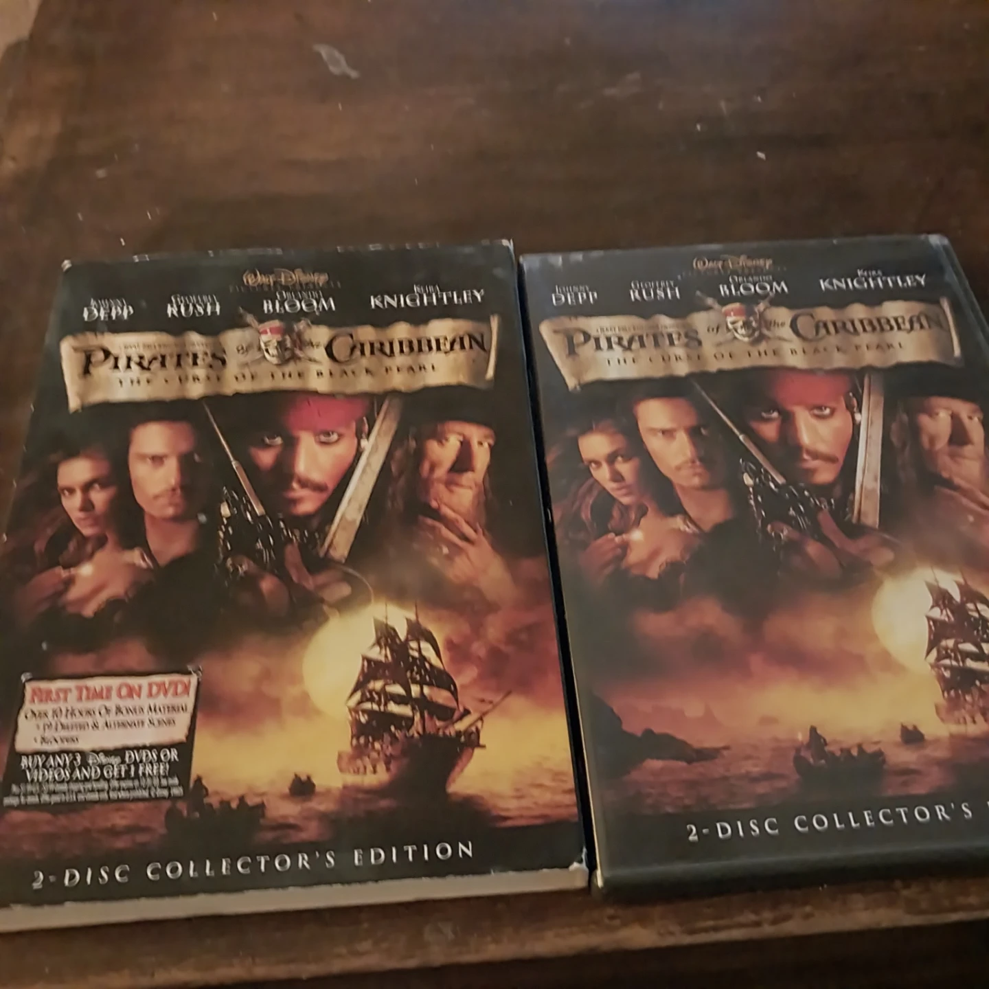 🏈Pirates of the Caribbean 2-Disc Collector's Edition DVD🏈