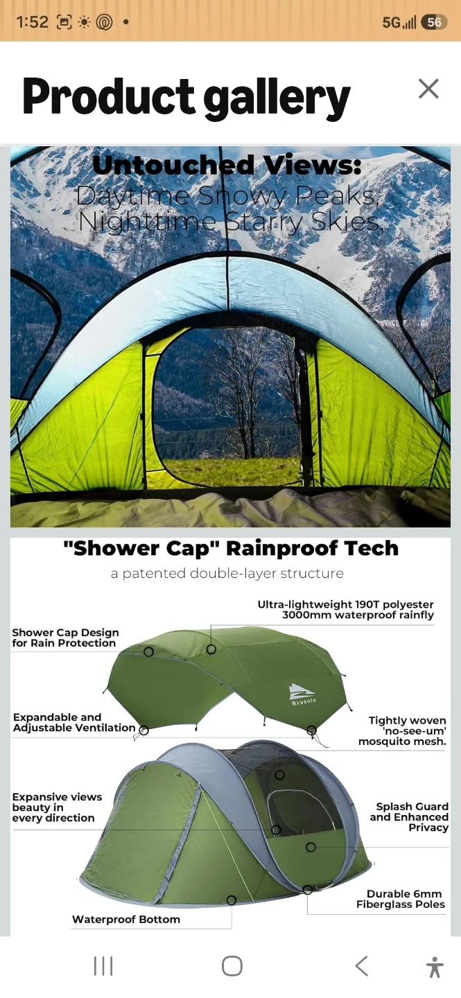 Rivenlo 4 Person Pop Up Tent - photo 2