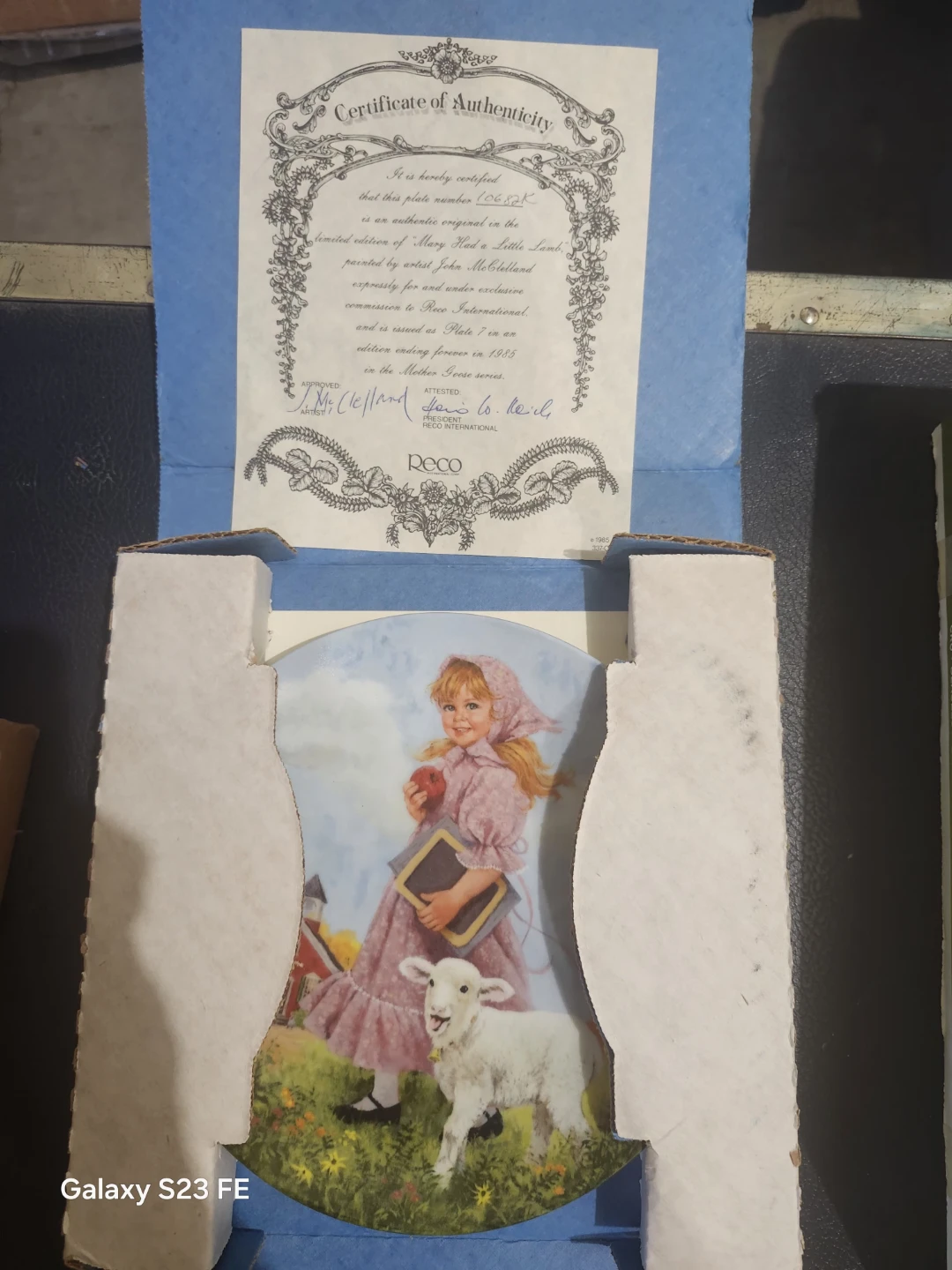 Reco Mother Goose Limited Edition Plates - photo 4