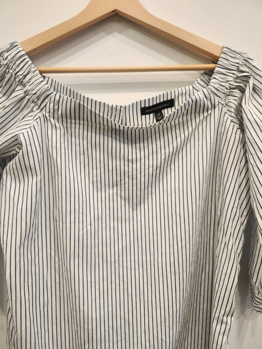 Banana Republic Striped Off-Shoulder Top - photo 4