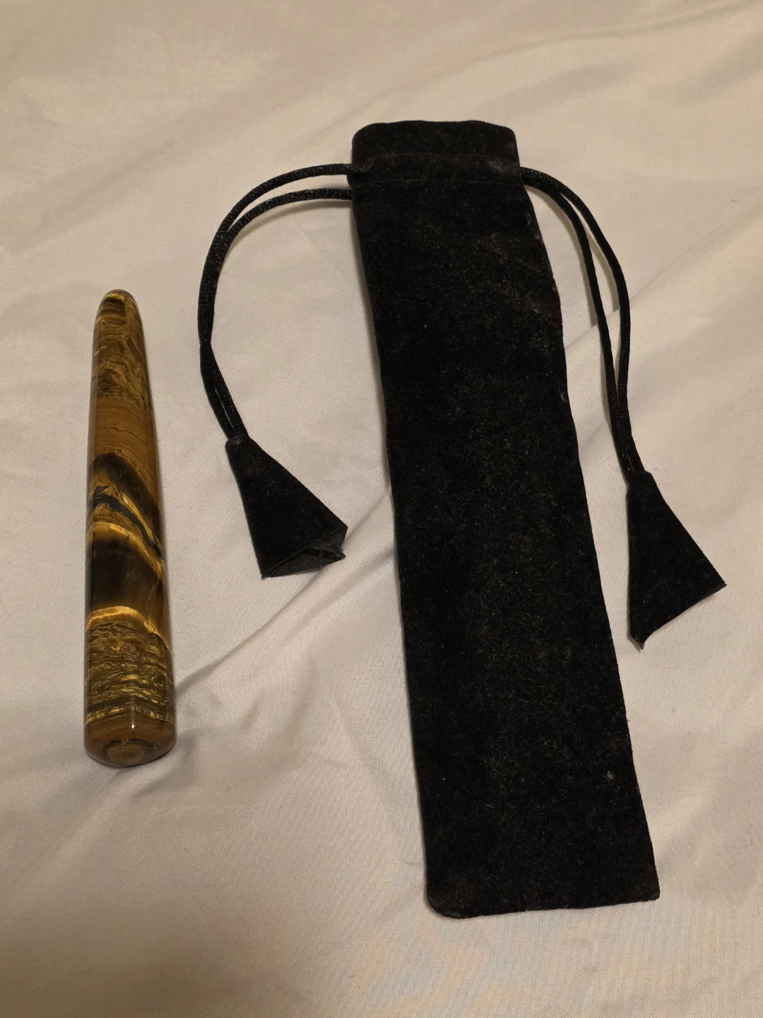 Tigers Eye Crystal Wand ( good for acupuncture points massage) - photo 2