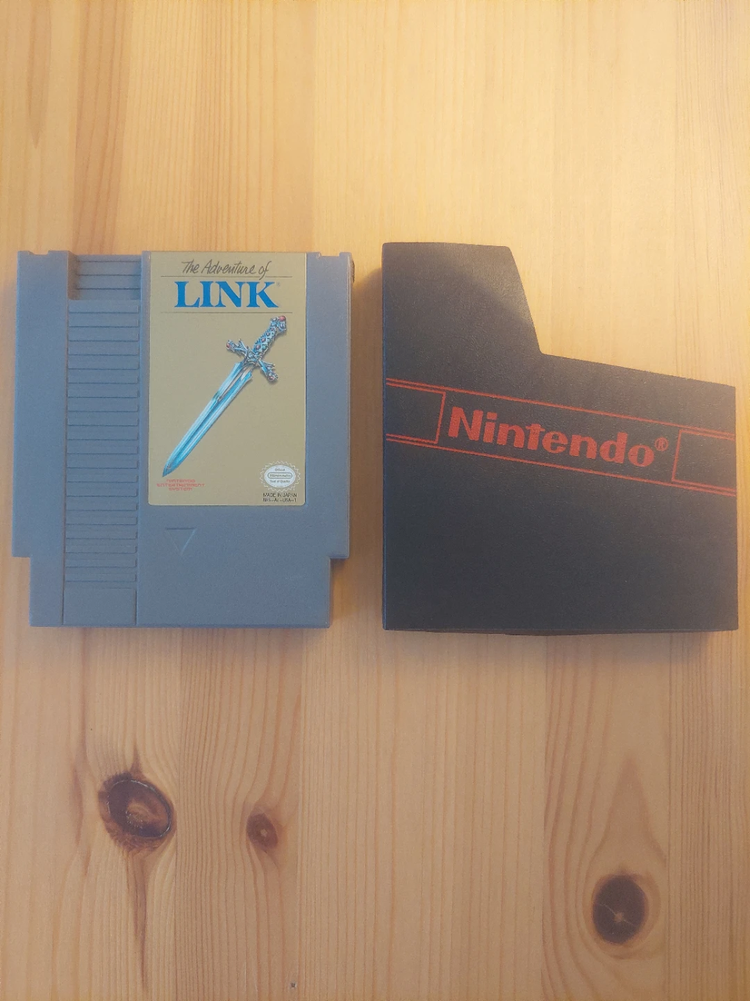 Zelda 2 NES Game Cartridge