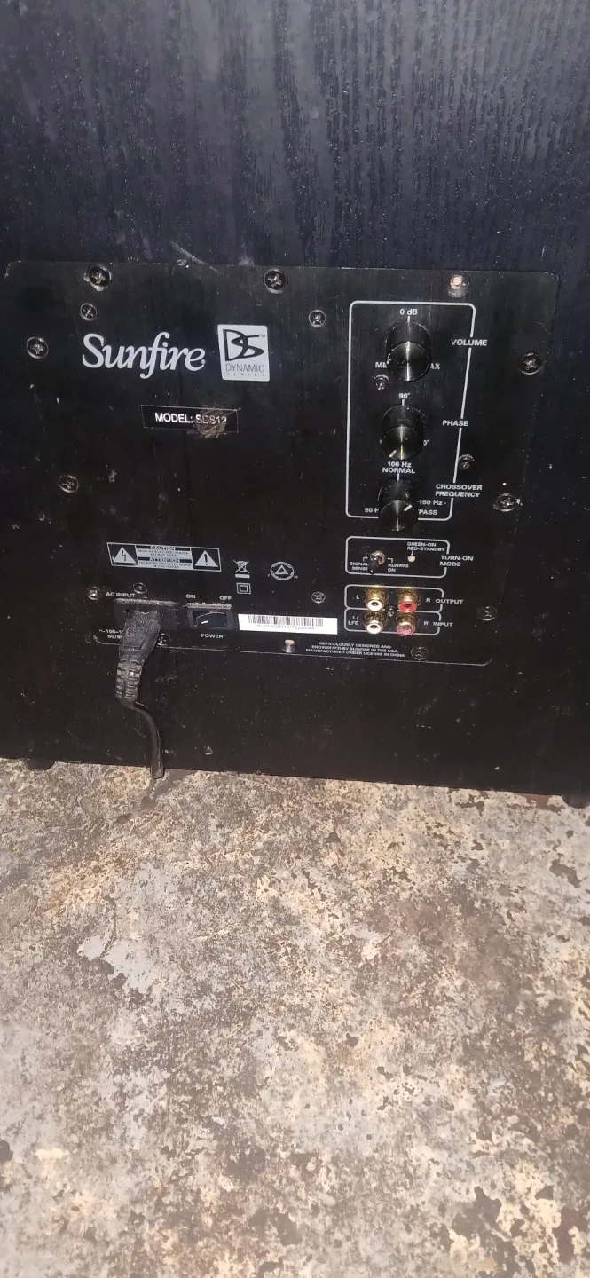 Sunfire SDS12 Dynamic Series Subwoofer - photo 3