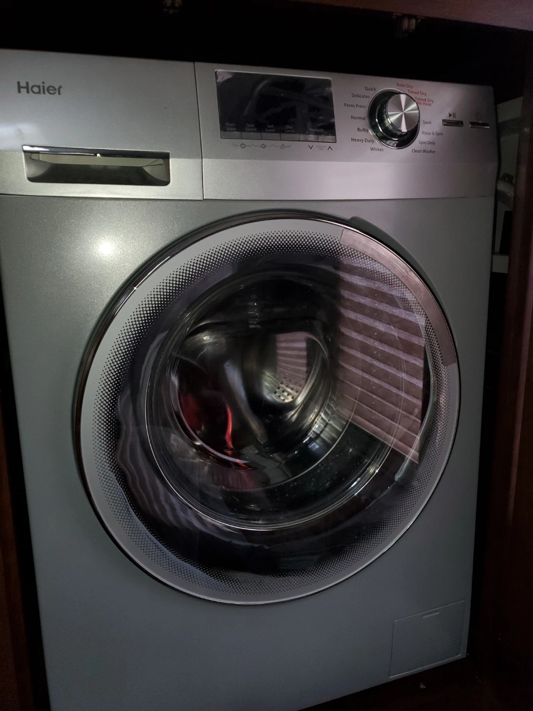 Haier washer and dryer combo