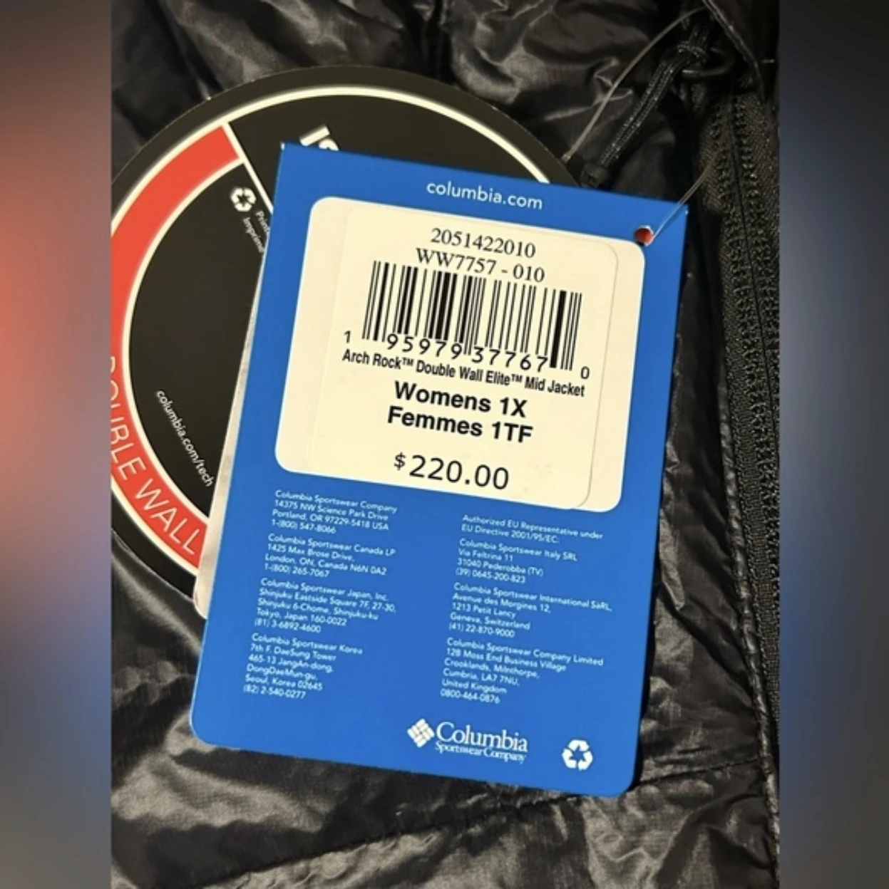 Columbia Arch Rock Double Wall Elite Mid Jacket 1X - photo 4