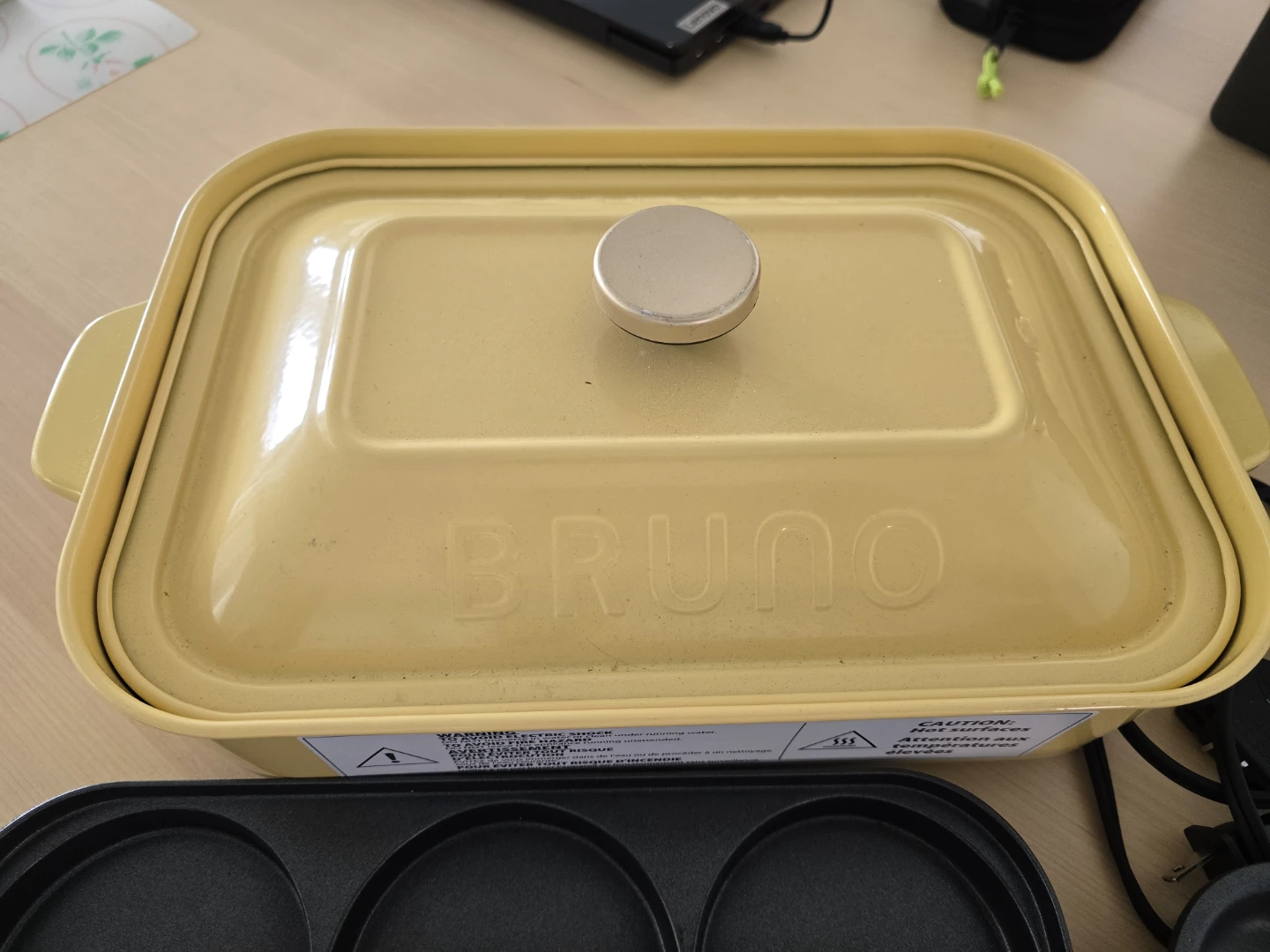 BRUNO Compact Hot Plate Yellow - photo 2