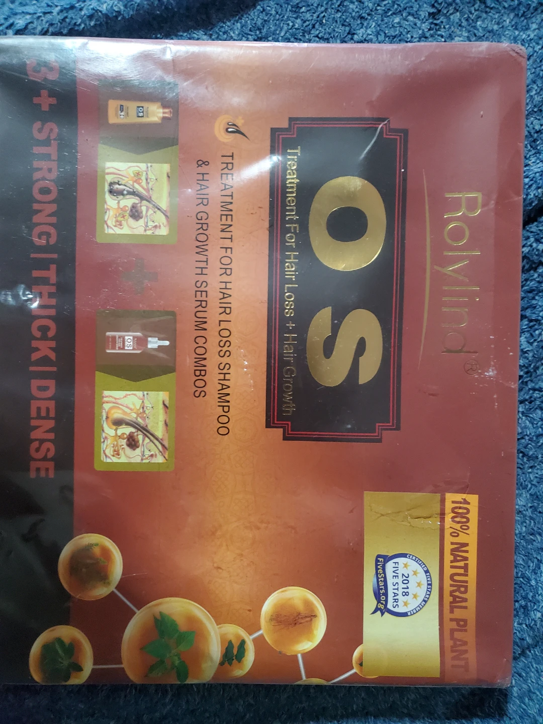 Rolylind OS Hair Loss Treatment & Growth Serum Combo - photo 2