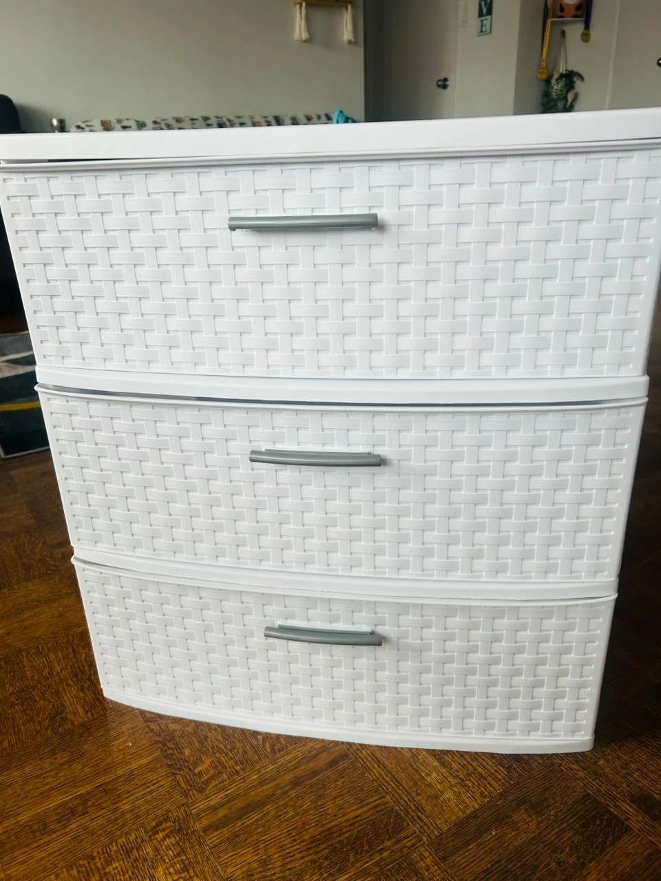 Sterilite 3-Drawer Wicker Style Storage Unit - photo 2
