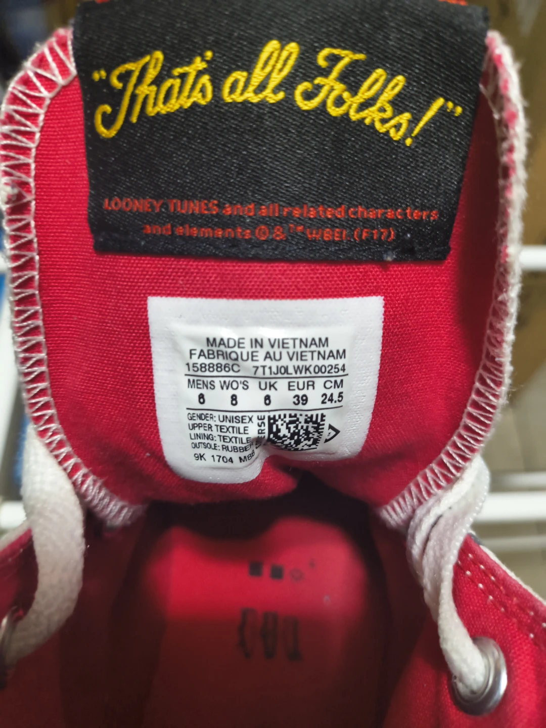 Converse Chuck Taylor All Star Looney Tunes High Top Sneakers - photo 4