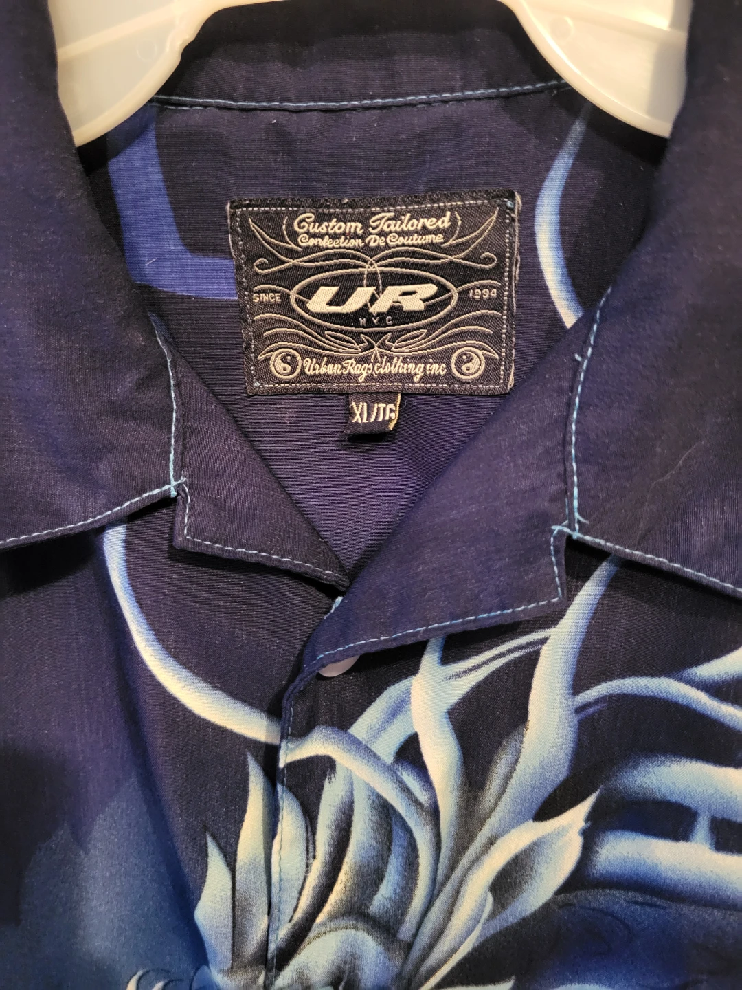 Urban Rags Dragon Print Button-Up Shirt XL - photo 2