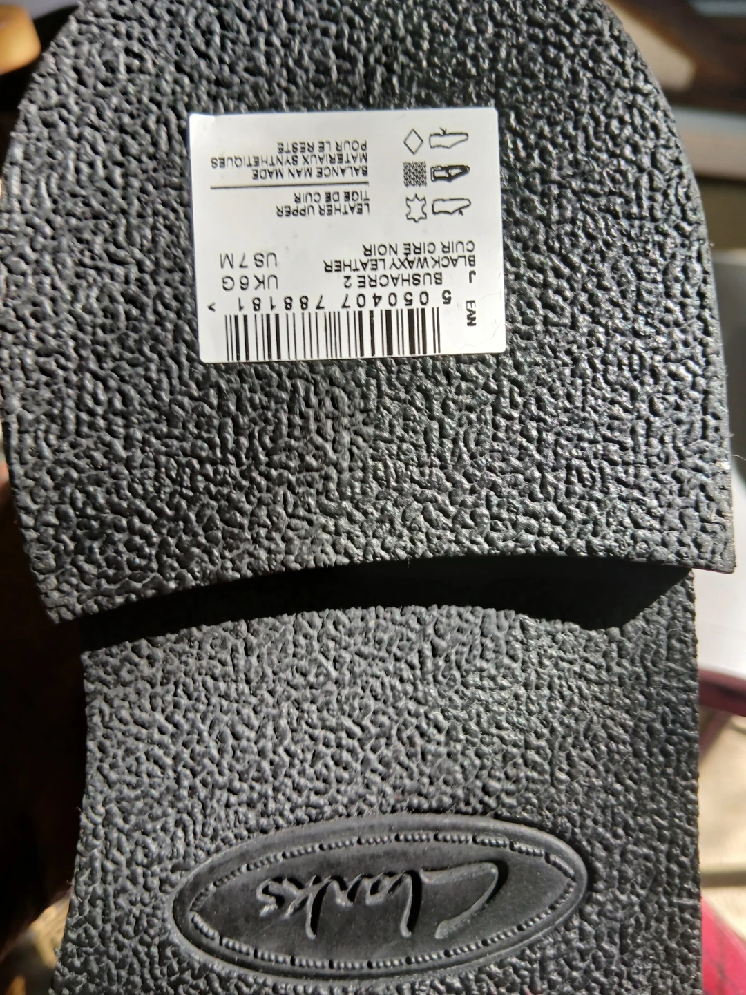 Clarks Bushacre 2 Black Boots US 7M - photo 3