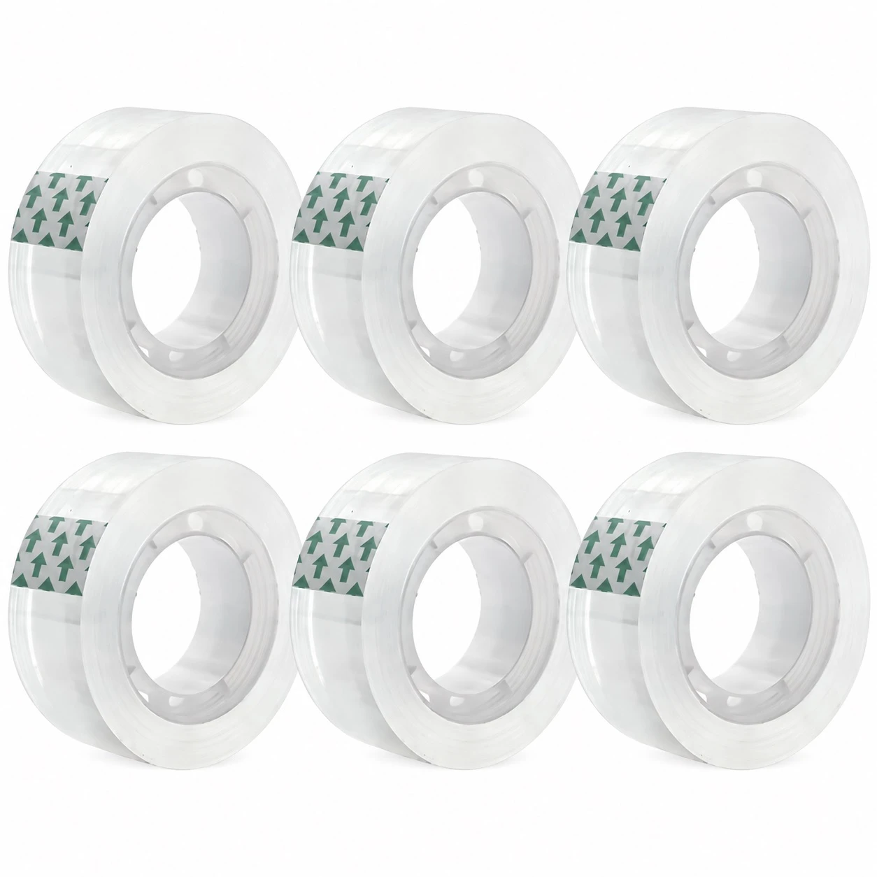 6 Rolls Clear Tape