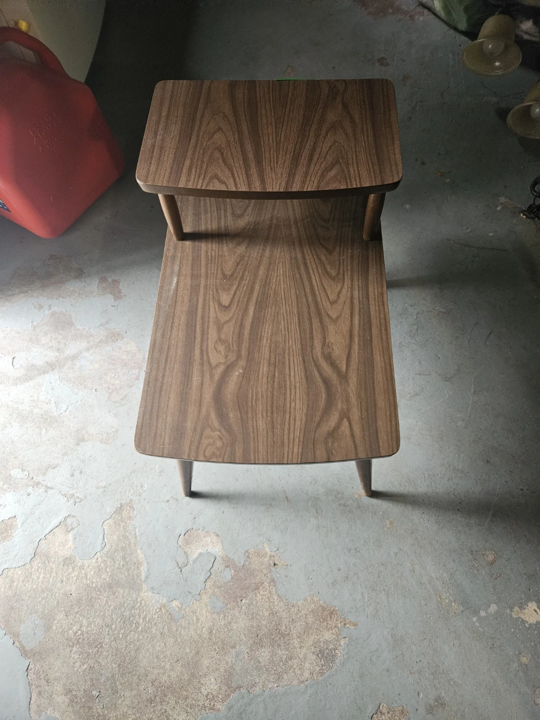 Mid-Century Modern Two-Tier Side Table - photo 2