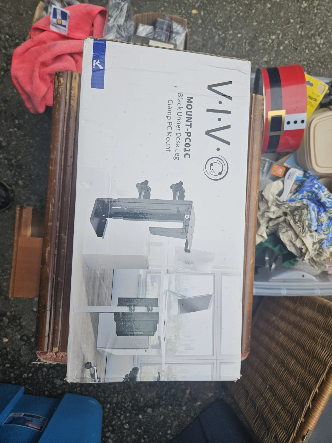 VIVO MOUNT-PC01C Black Under Desk PC Mount - photo 2