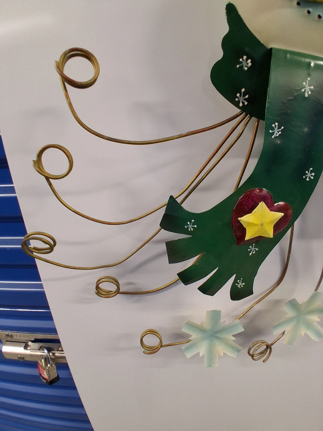 Snowman Christmas Decoration Card Holder - photo 2