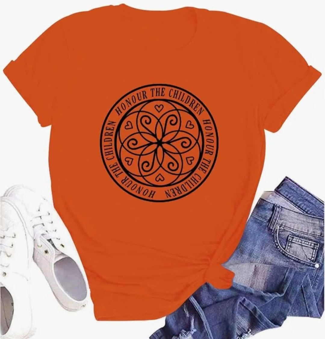 LINZEOO Honour the Children Orange T-Shirt 🏈