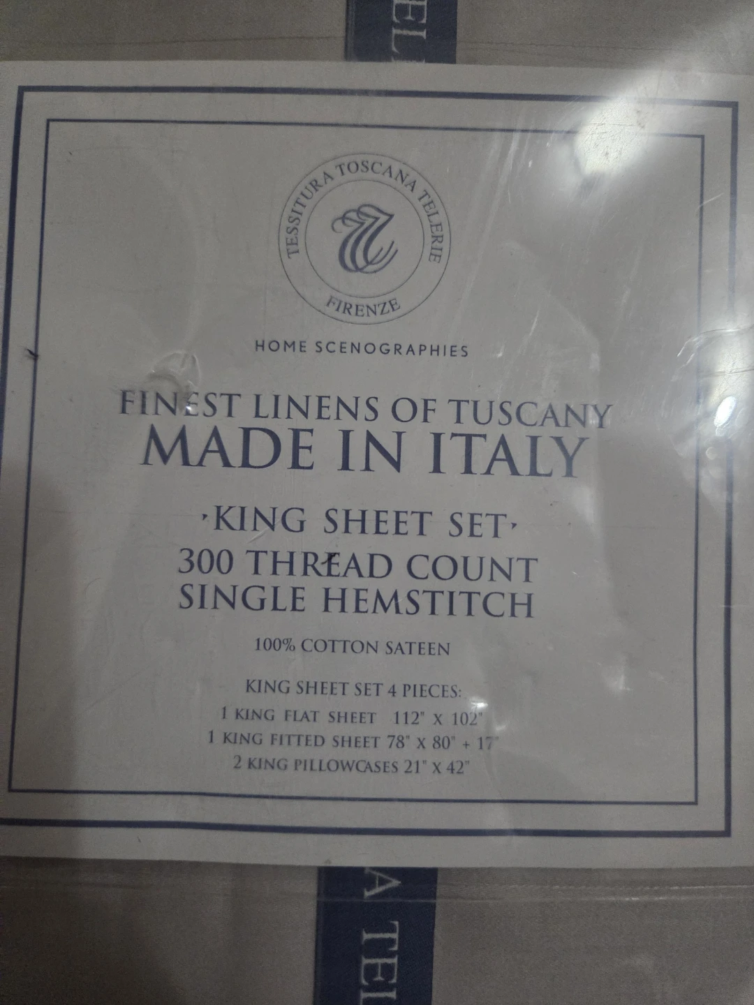 Tessitura Toscana Telerie King Sheet Set - photo 3