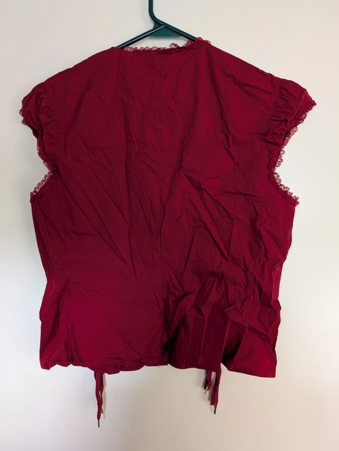 Moda International Red Corset Blouse - photo 4