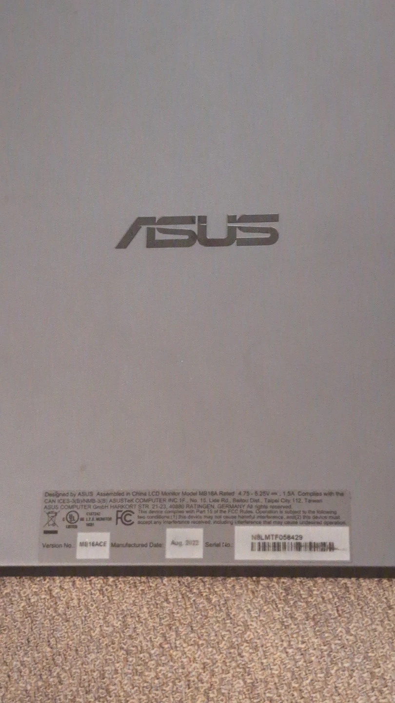 ASUS ZenScreen MB16ACE Portable Monitor - photo 2