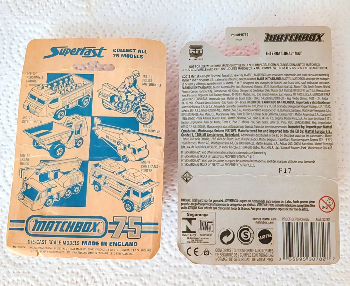 Matchbox Field Gun and International MXT Die-Cast Vehicles - photo 2
