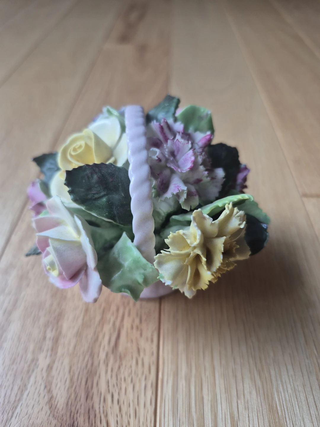 Adderley Bone China Floral Basket - photo 3