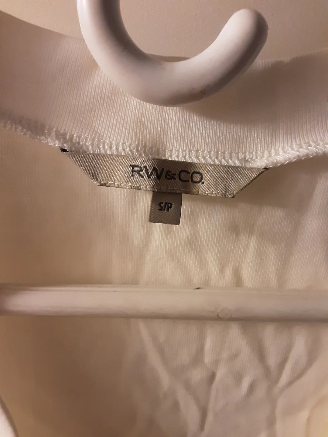 RW&CO. White Wrap-Style Top