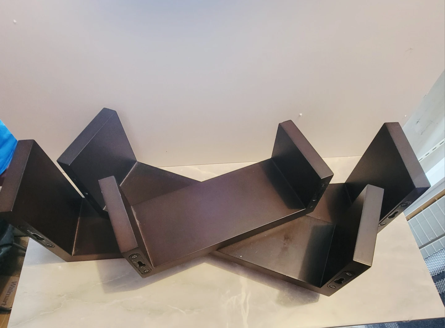 Dark Wood Floating Shelves - photo 3