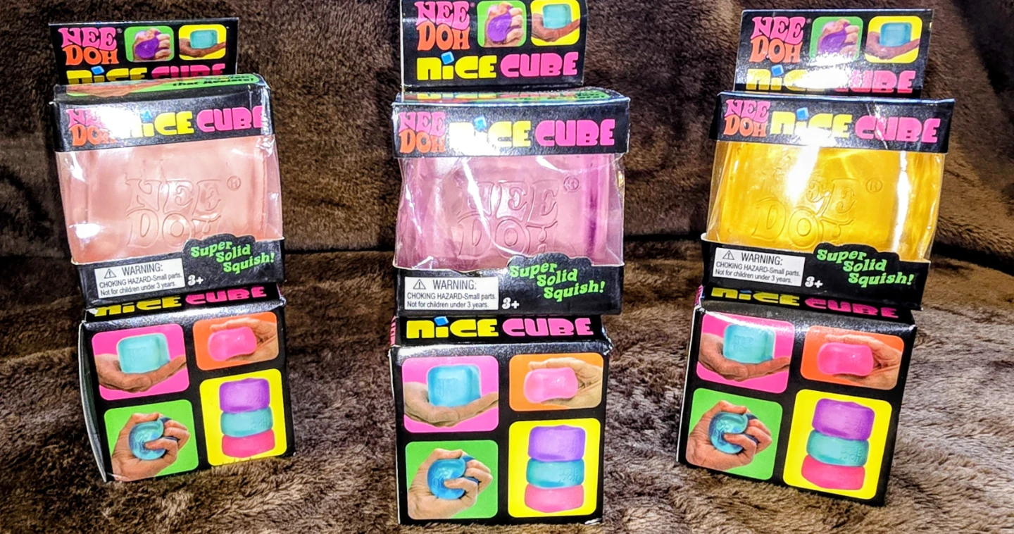 NeeDoh Nice Cube squishy toys