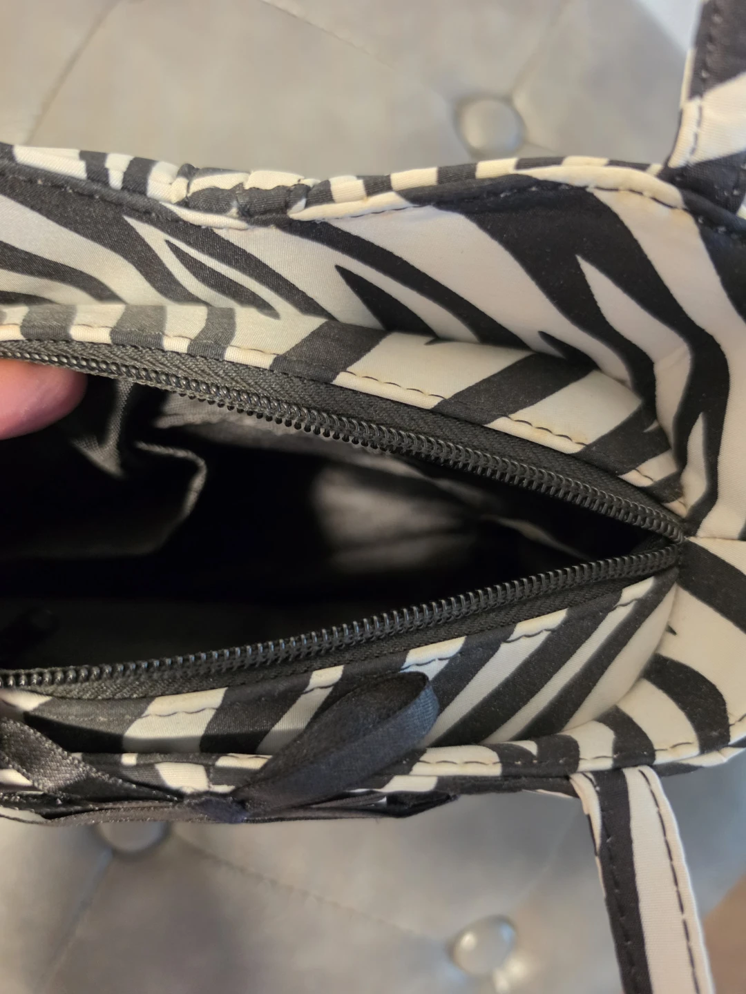 Zebra Print Corset Style Handbag - photo 4