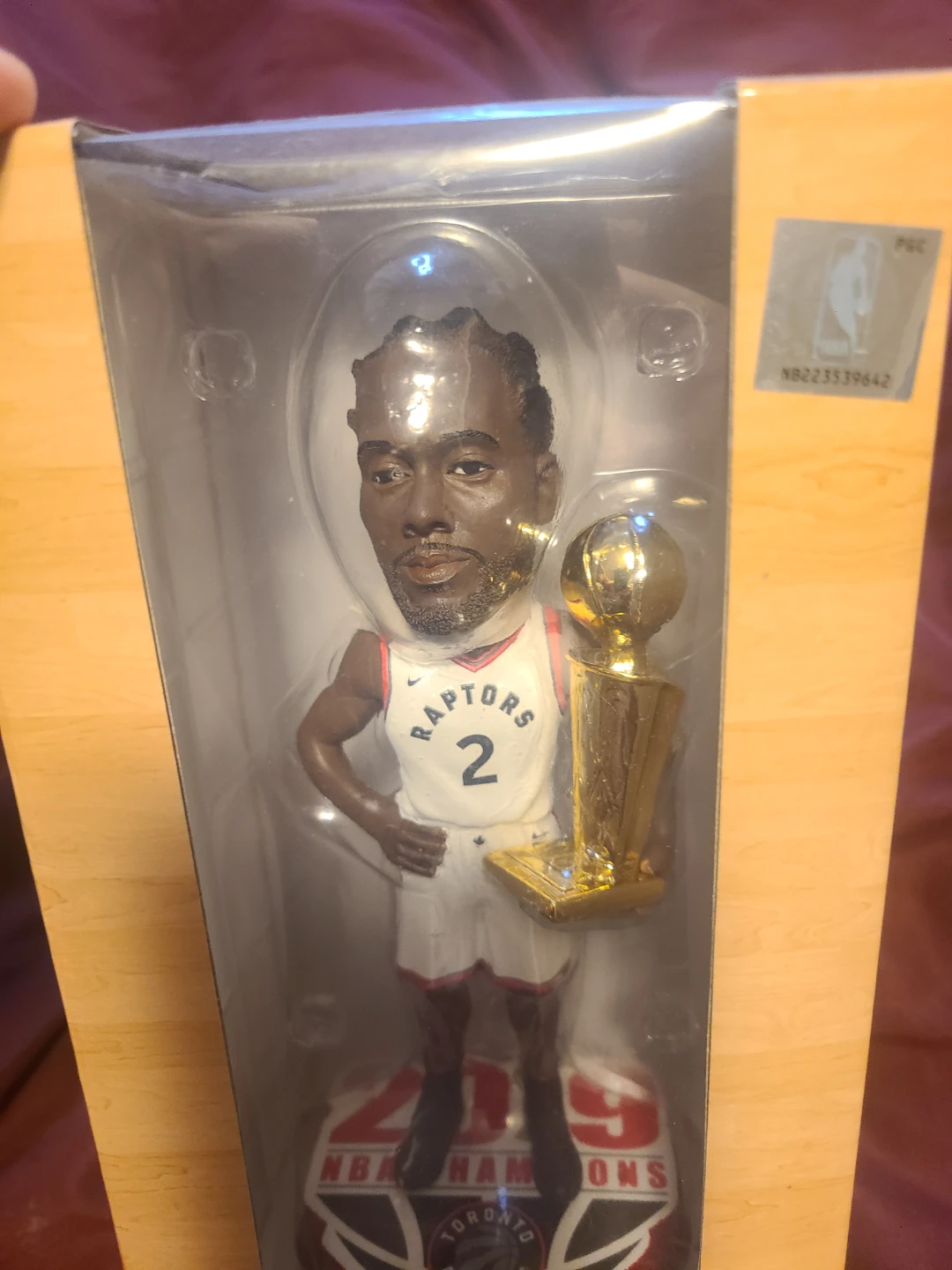 Kawhi Leonard 2019 Raptors Champions Bobblehead