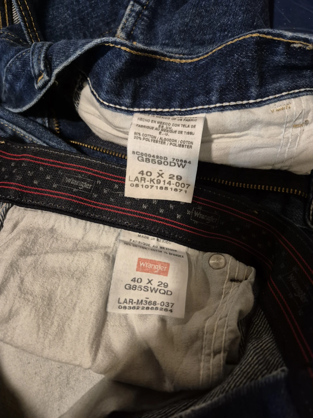 Wrangler Jeans Bundle, 3 pairs available,  price per each - photo 3