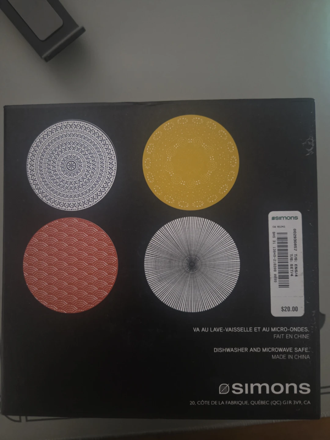 SIMONS MAISOM Pastry Plate Set