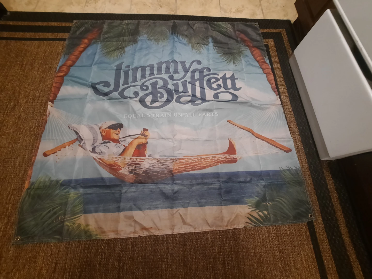 Jimmy Buffett "Equal Strain on All Parts" Tapestry