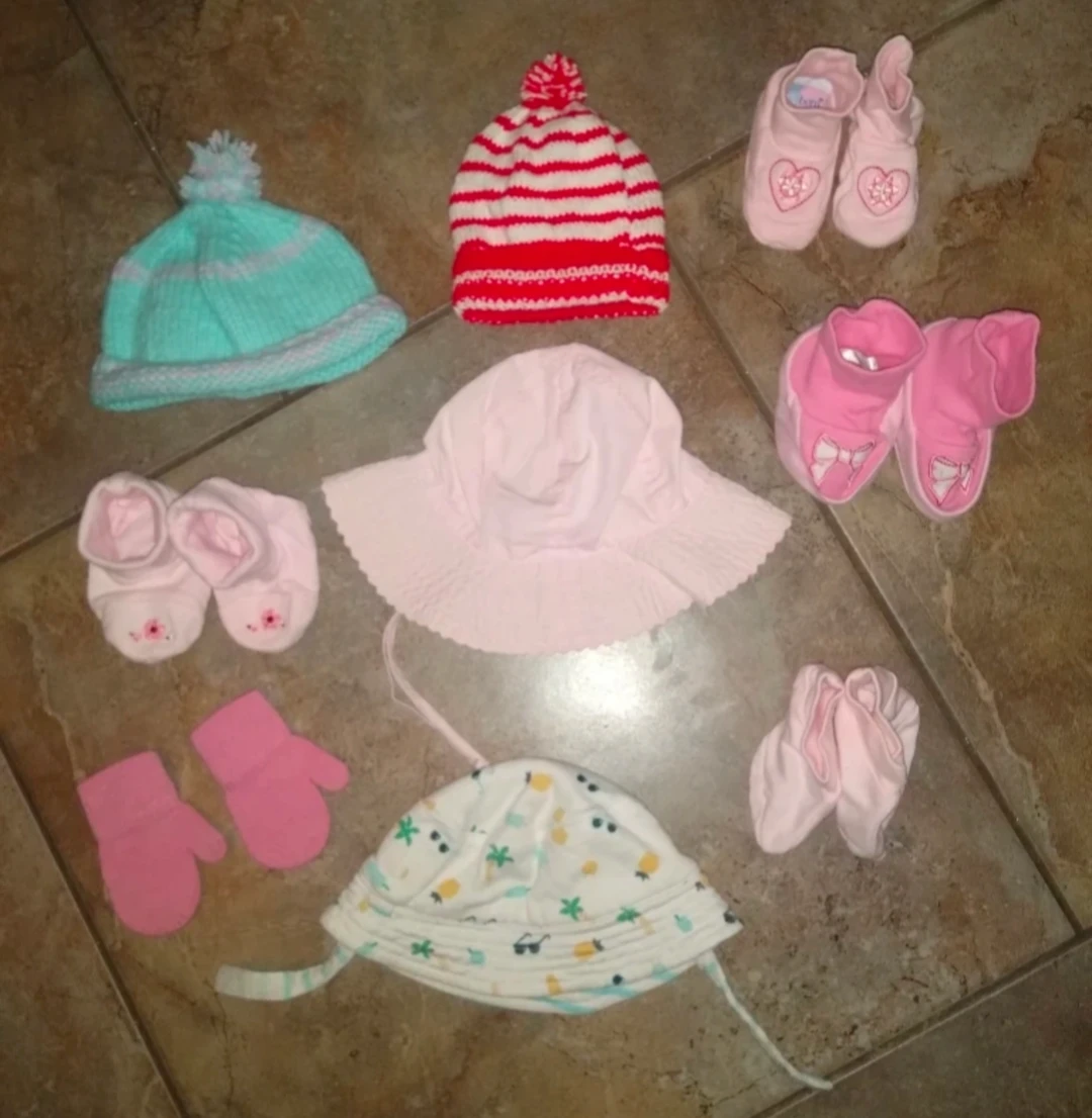 Assorted Baby and Toddler Hats and Accessories