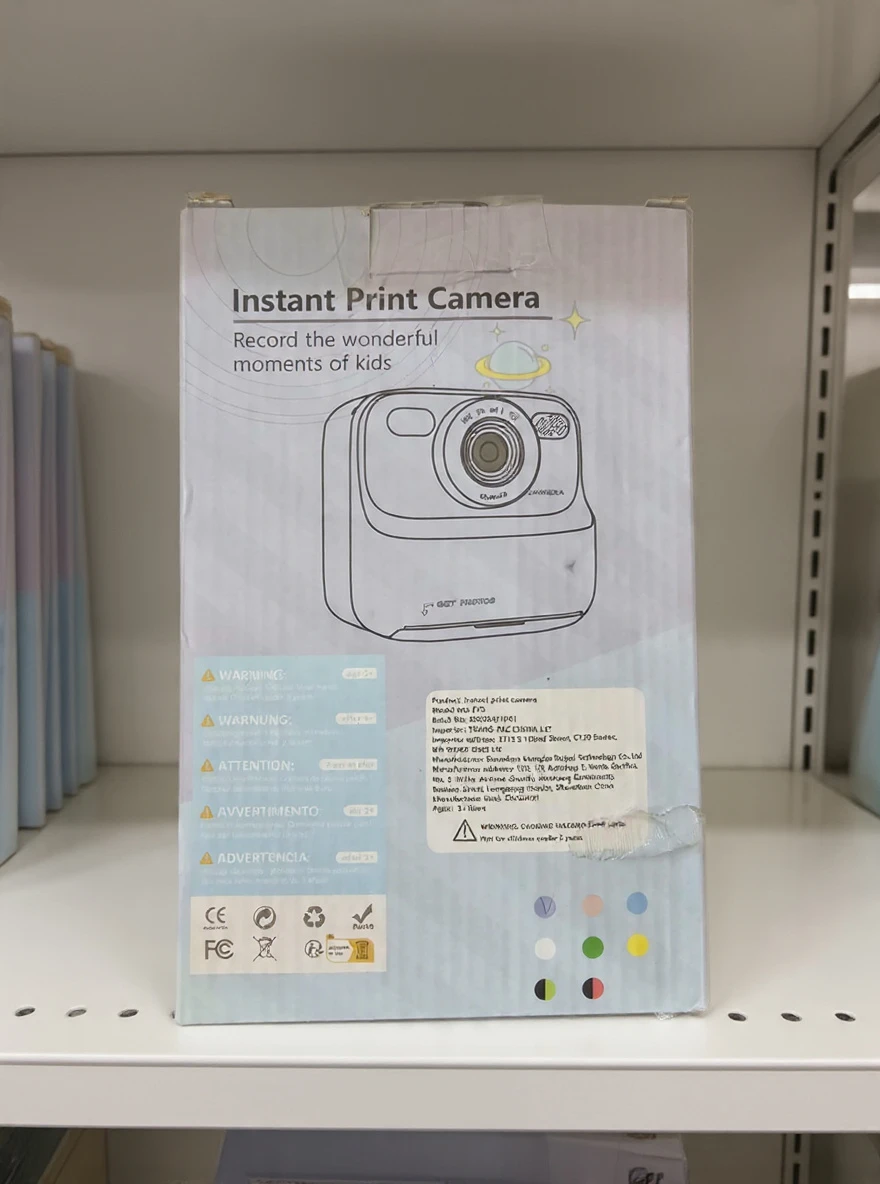 Kids Instant Print Camera - Purple - photo 2