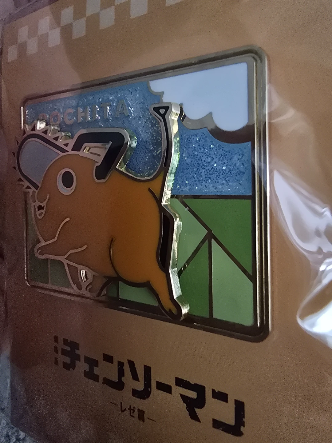 New Chainsaw Man Pochita Enamel Pin - photo 4
