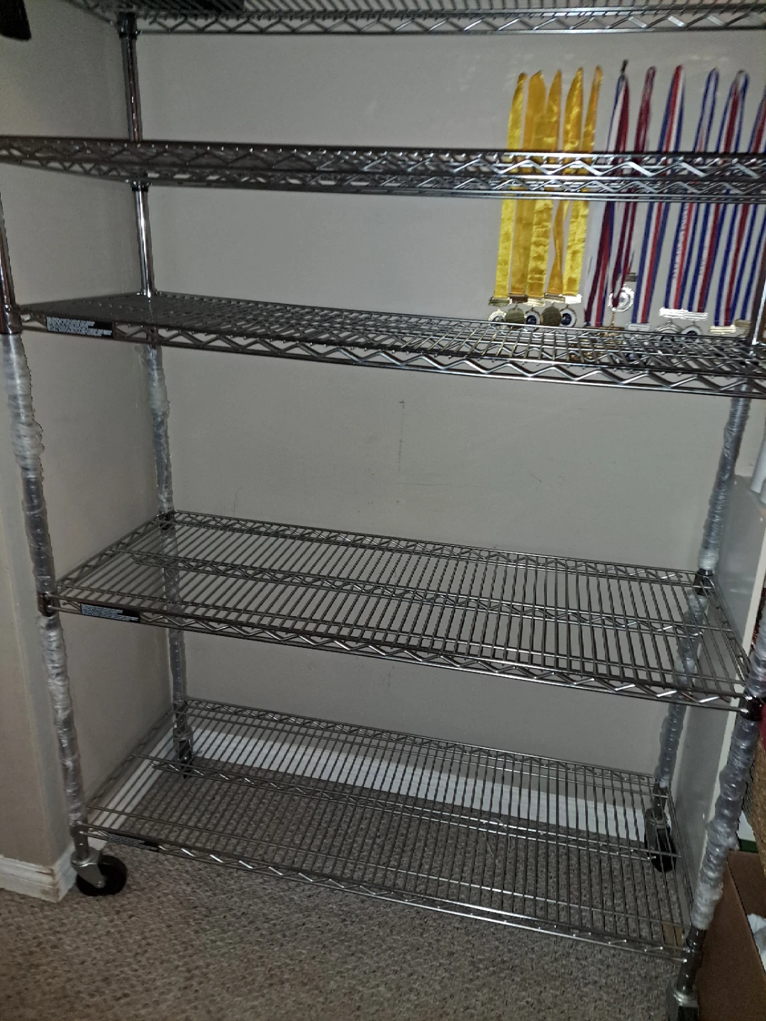 Heavy Duty Chrome Wire Shelving Rack - photo 2