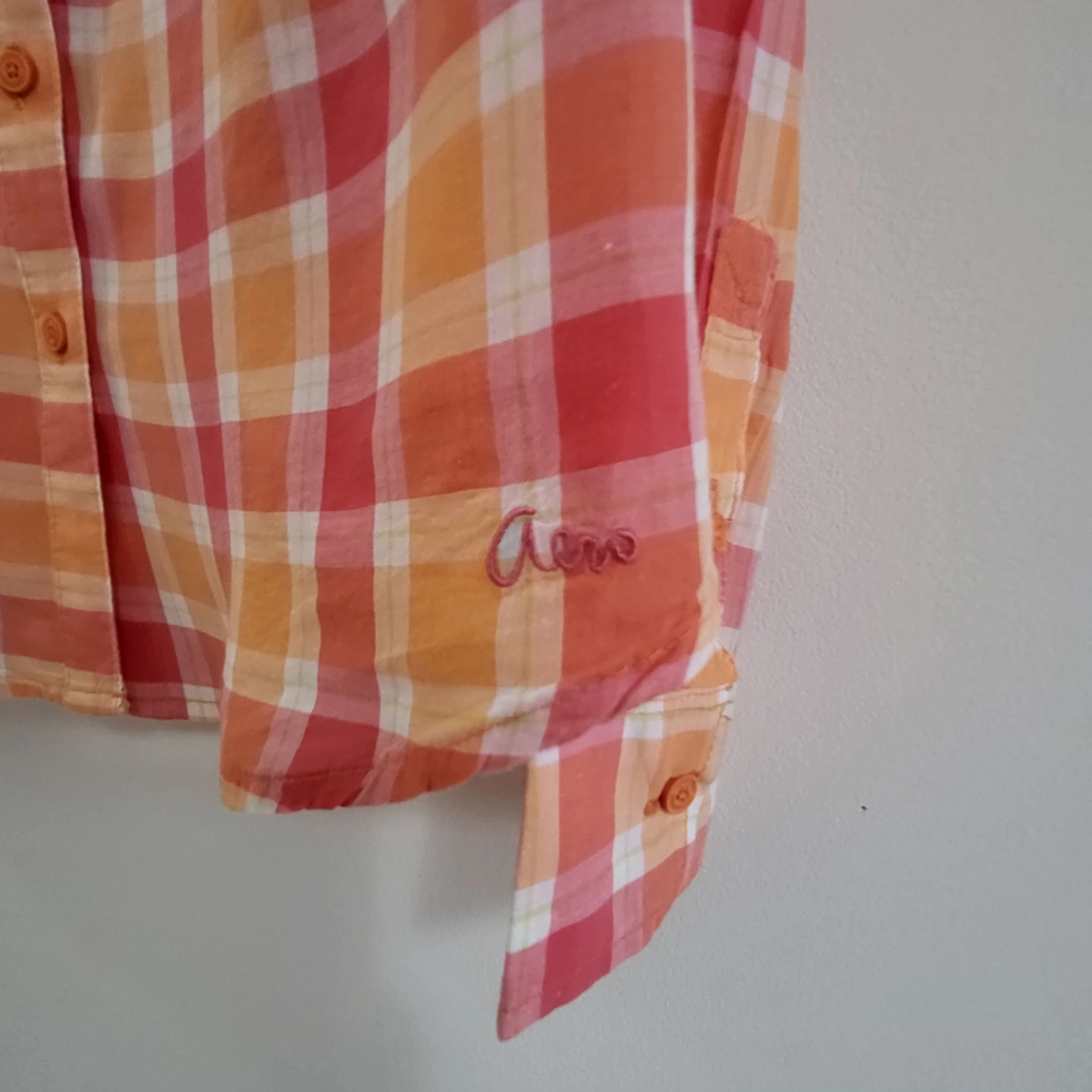 Aéropostale Women's Plaid Long Sleeve Shirt (Size S) - photo 2