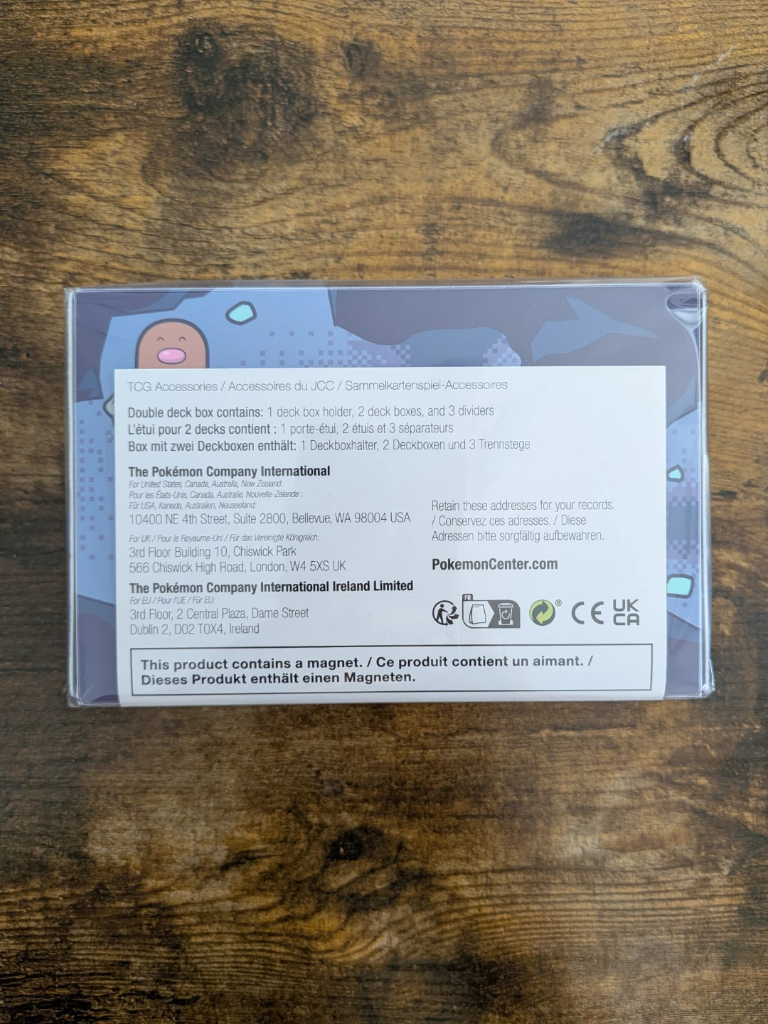 Pokémon TCG Diglett’s Cave Double Deck Box - photo 2