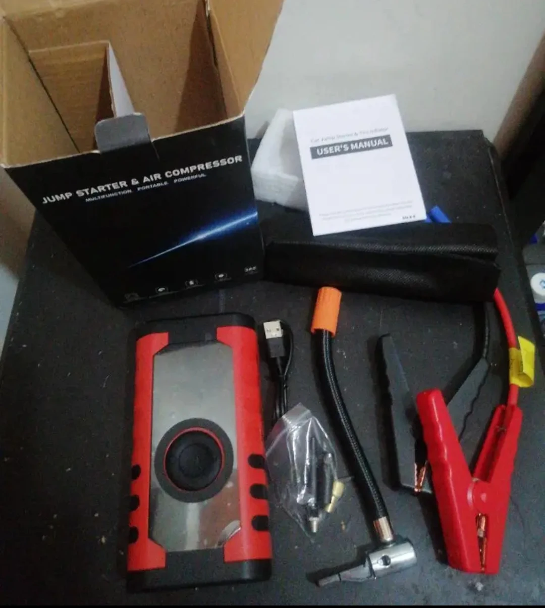 Portable Car Jump Starter and Air Compressor light and power - photo 3