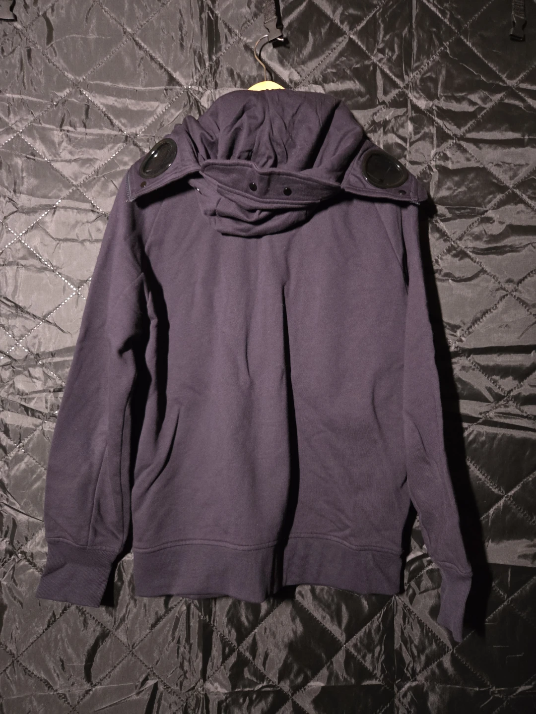C.P. Company Purple Zip-Up Hoodie with Goggles - photo 2