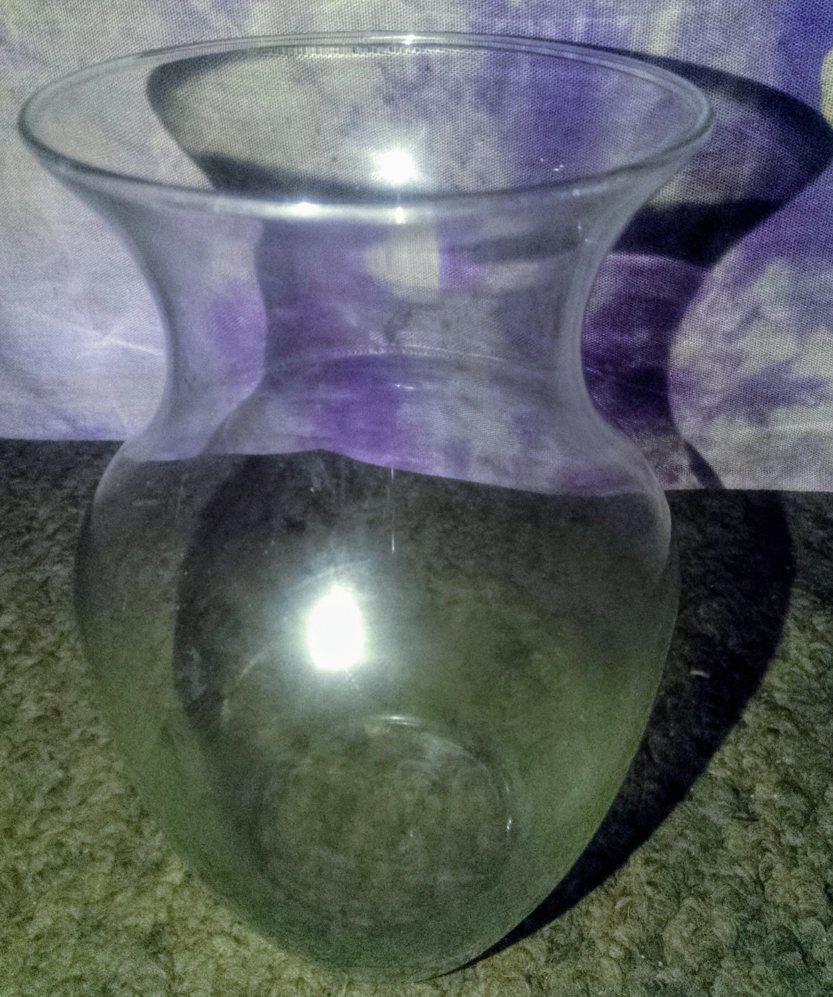 Clear Glass Vase
