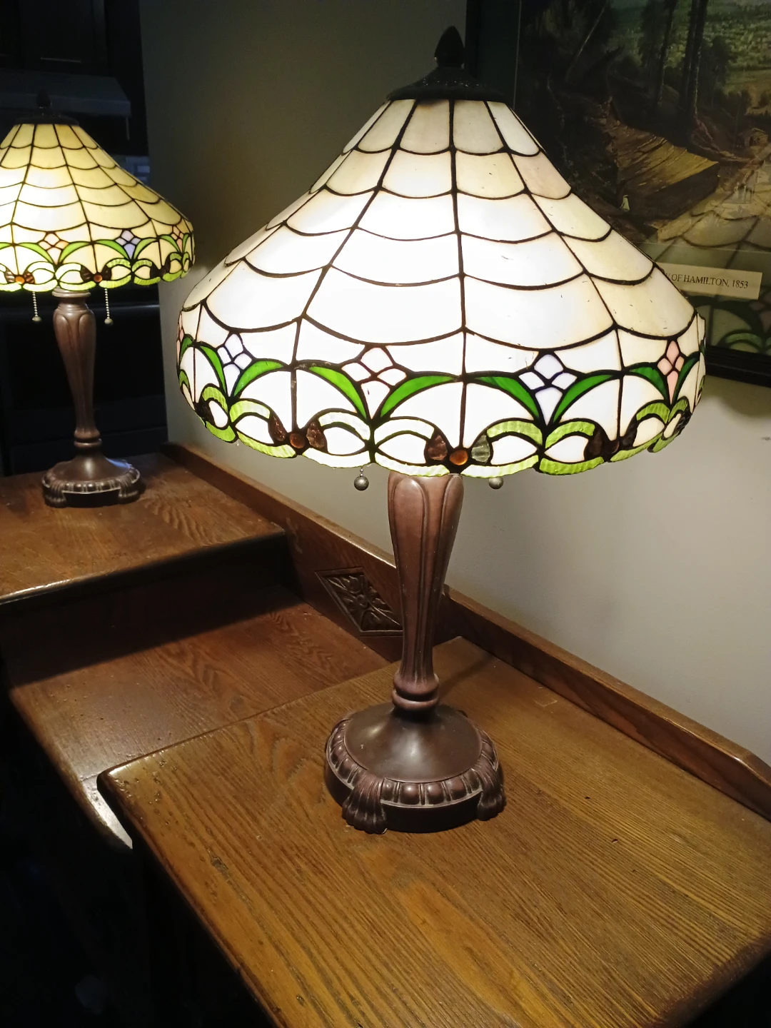 Two Tiffany Style lamps - photo 3