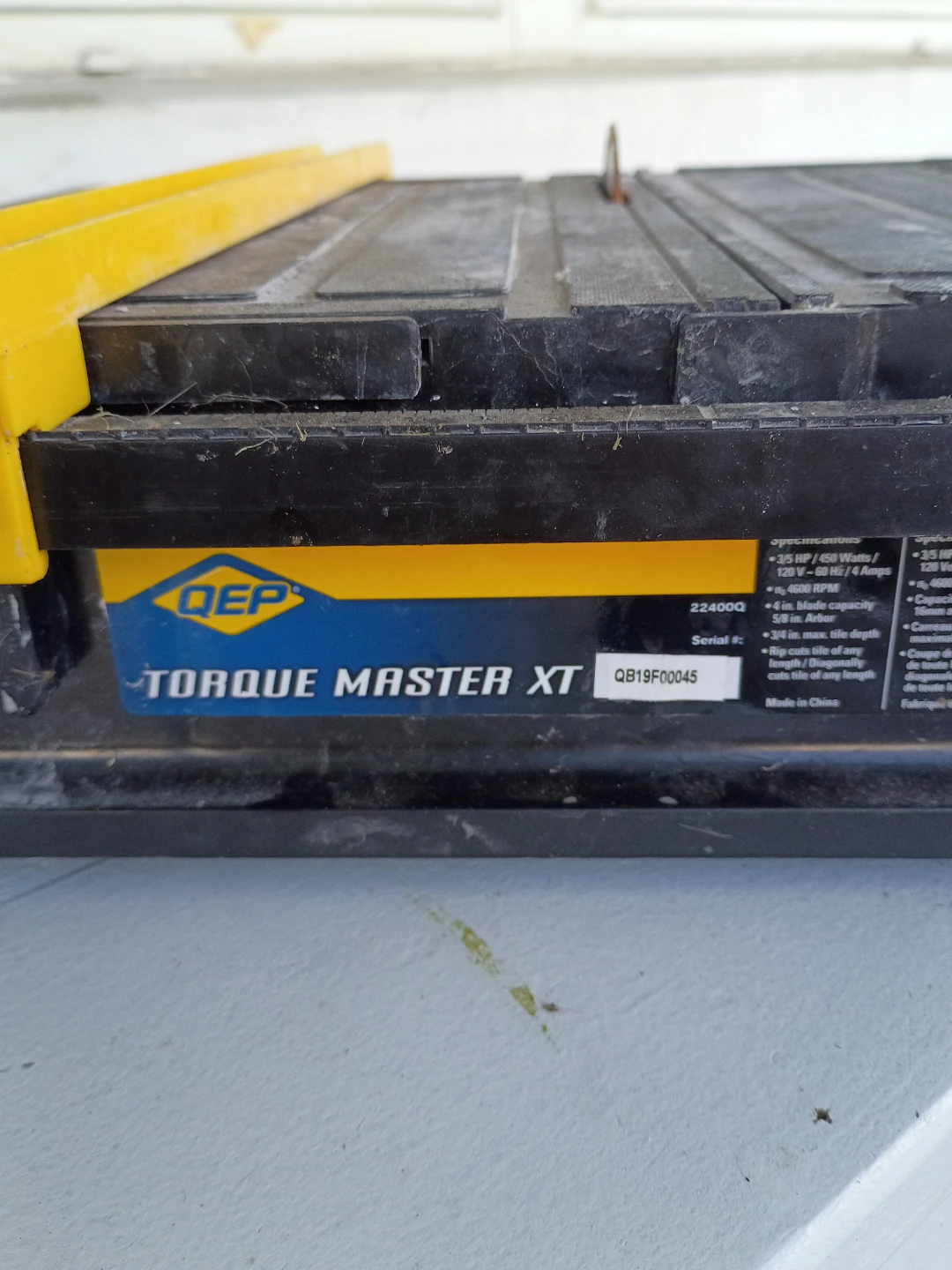 QEP Torque Master XT Tile Saw - photo 2